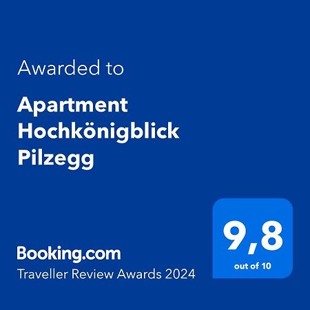 Apartment Hochkoenigblick Pilzegg Embach Екстериор снимка